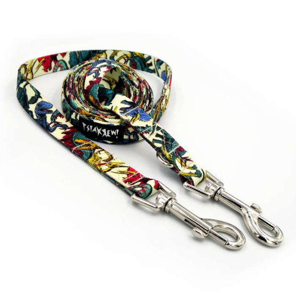 Long Dog Leash Jurassic Bark width 2 cm (0.78")  wide