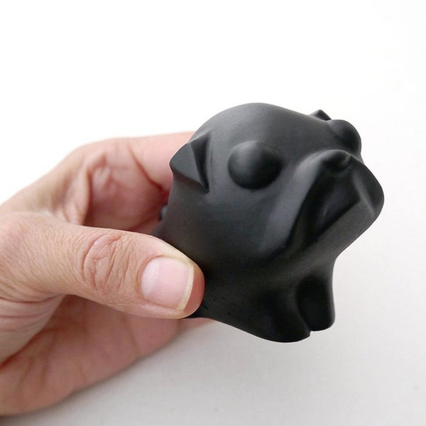 Sculpture Pug Mops Carlin My Black Sweetness