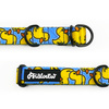 Obroża półzaciskowa Ducky Duck Psiakrew 2 cm dla małych psów, czarne dodatki