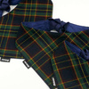 Dog Bandana Tartan Dark Blue handkerchief style to tie around your pet’s neck