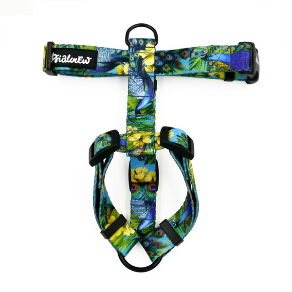 Harness for Dog, Peacock's Eye Psiakrew Guard Harness Small Harness for small dogs, puppies, black extras