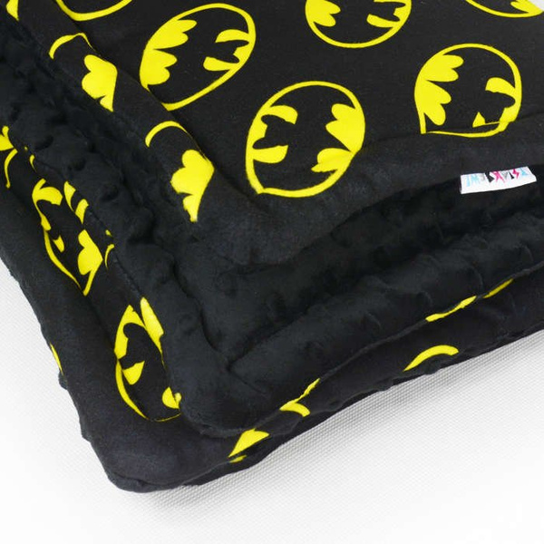 Premium Mat Plaid Blanket for the dog Batdog Psiakrew Design