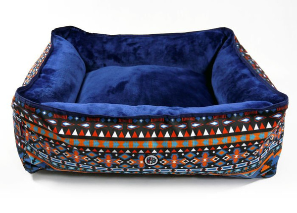 Rozbieralne Legowisko dla Psa Sorry Winnetou, Posłanie dla Pupila, indiański wzór, Psiakrew Design