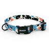 Dog Collar Psiakrew Spotted Cow, 2 cm 0.78"  wide, for smaller dogs black extras