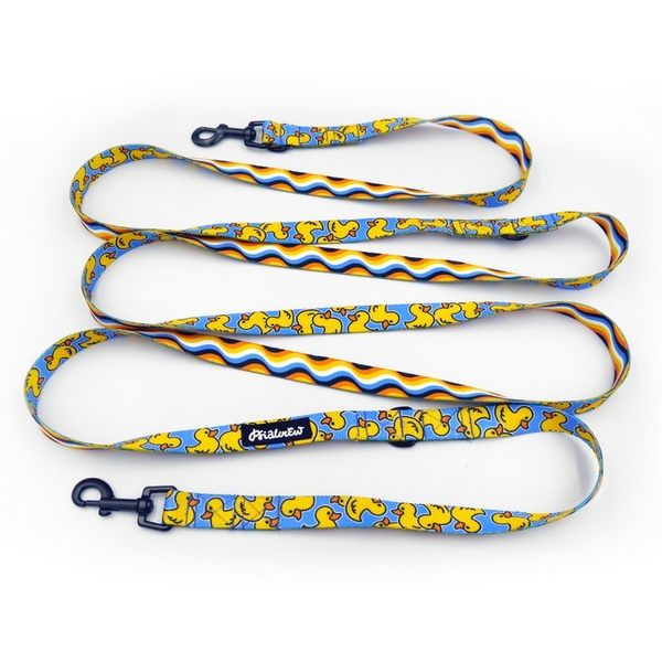 Long Dog Leash Ducky Duck width 2 cm (0.78") wide, , black snap hook