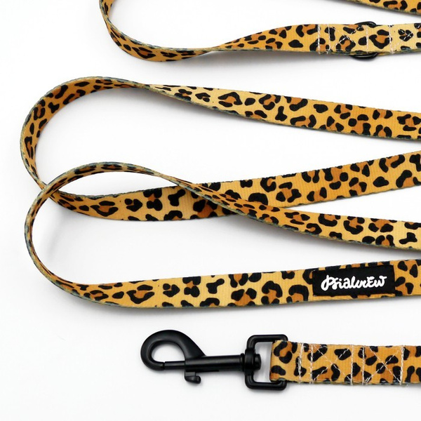Long Dog Leash Tarzan Psiakrew width 2 cm (0.78"), black snap hook 7 cm (3,15")