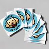 Golden Retriever Dog Sticker for Car Bumper Auto Moto Car Body Rear Window