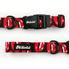 Dog Collar Psiakrew Lipstick 2.5 cm wide, black extras