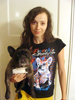 Women's T-shirt French Bulldog Frenchie Dandy Psiakrew