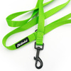 Lime Dog Leash width 2 cm 0.78 ", black extras   