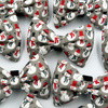 Dog Bow Tie, gift for dog, Pet Bow Tie, Bowtie, Collar Attachment, model Snowman