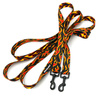 Dog Leash Dog On Fire width 2.5 cm, 1"  wide, snap hook black 6cm