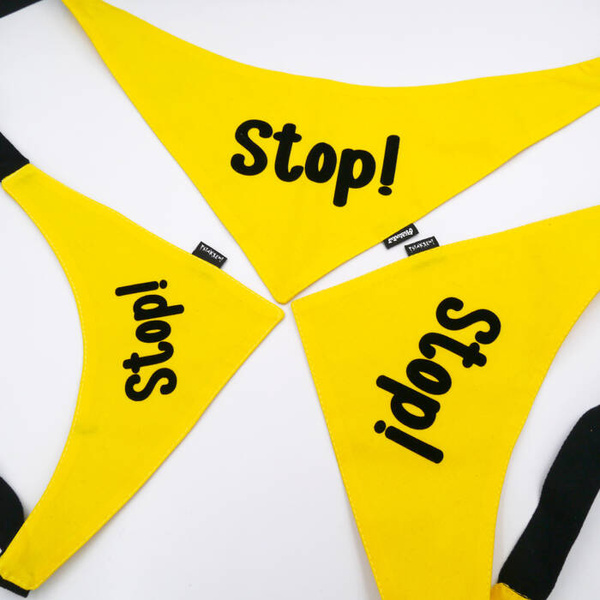 Psiakrew Bandana für den Hund STOP!