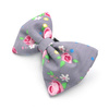 Gray Dog Bow Tie Rosa, Pet Bow Tie, Bowtie, Collar Attachment