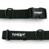 Black Collar for dog Psiakrew, 2 cm 0.78" wide, for smaller dogs