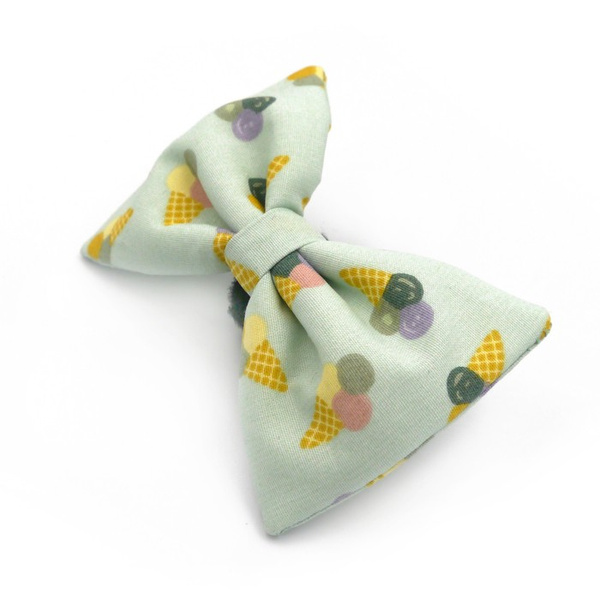 Dog Bow Tie Ice Cream Pet Bow Tie, Bowtie, Collar Attachment