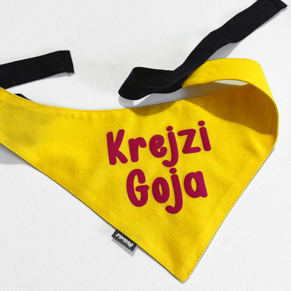 Psiakrew Bandana mit dem Namen des Hundes