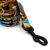 Dog Leash Wild Animals width 2.5 cm, 1" wide, big black snap hook 8 cm