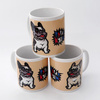 Mug with French Bulldog Mascot