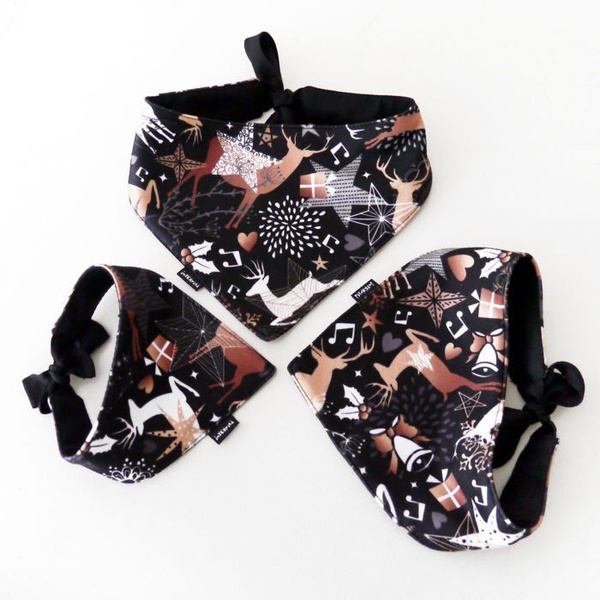 Premium Dog Bandana Deer Calls, handkerchief style to tie around your pet’s neck