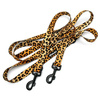 Dog Leash Tarzan width 2.5 cm, 1"  wide, black, big snap hook 8 cm