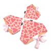 Dog bandana Pink Love Psiakrew valentine's day handkerchief style to tie around your pet’s neck