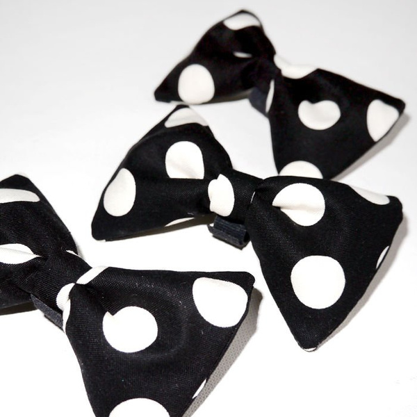 Dog Bow Tie, gift for dog, Pet Bow Tie, Bowtie, Collar Attachment, model Marian