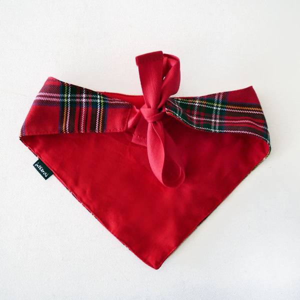 Dog Bandana Tartan handkerchief style to tie around your pet’s neck