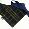 Dog Bandana Tartan Dark Blue handkerchief style to tie around your pet’s neck