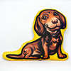 Decorative Dog Pillow Cushion Dachshund Brown cuddly mascot