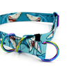 Halbes Würgehalsband Shark Psiakrew 2,5 cm breit, für mittelgroße und größere Hunde, Holo-Beschläge