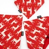 Premium Dog Bandana Rudolphs handkerchief style to tie around your pet’s neck