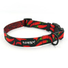 Dog Collar Psiakrew Red Hot Chili 2.5 cm, 1"  wide, black extras