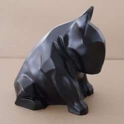 Sculpture Bull Terrier Black