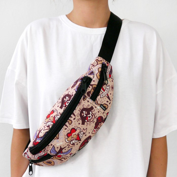 Fanny Pack Hip Bag Dog Tattoo, Bum Bag Psiakrew