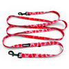 Long Dog Leash Lollipops Psiakrew width 2 cm (0.78"),  black snap hook 7 cm (3,15")