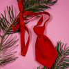 Red Christmas tie for a dog Psiakrew