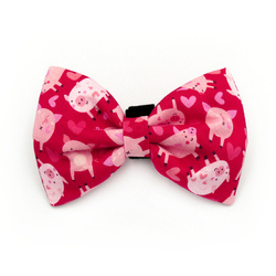 Psiakrew Dog Bow Tie Piggy in Love, elegant classic bow