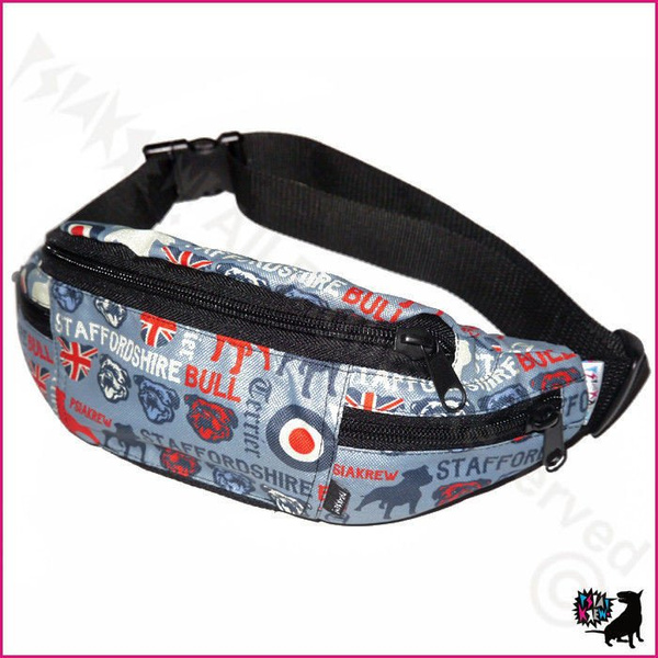 Staffi Hip Bag Psiakrew Staffordshire Bull Terrier, Bum Bag SBT Dog