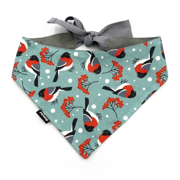 Dog Bandana Under the Rowan Psiakrew handkerchief style to tie around your pet’s neck