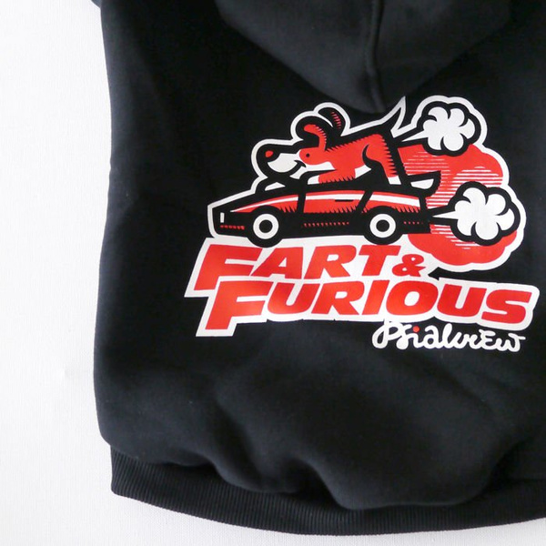 Bluza dla Psa z kapturem Fart and Furious