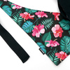 Dog Bandana Tropical Monstera Psiakrew handkerchief style to tie around your pet’s neck