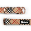 Half-choke collar Dogberry Psiakrew, 2.5 cm wide, medium and big dogs, pink golden extras