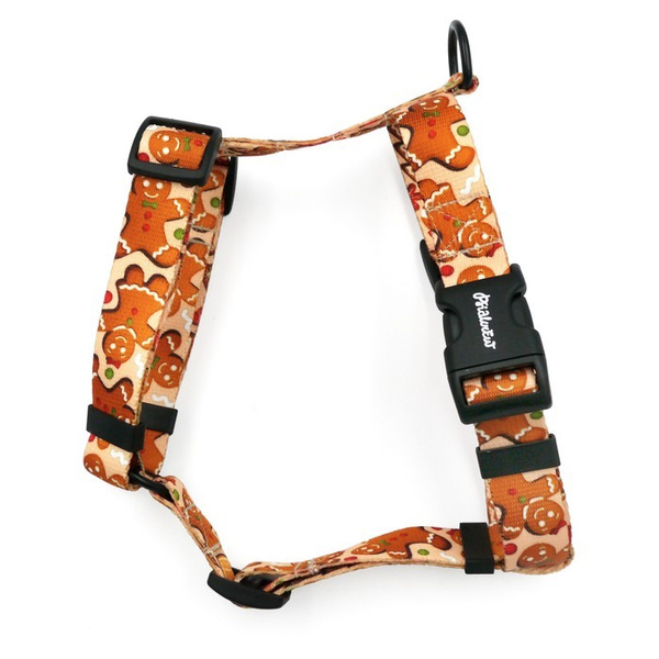 Guard Harness for Dog Cinnamon Gingerbread Psiakrew, black extras