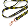 Walking leash for Dog BatDog Psiakrew, width 2 cm, golden snap hook 6 cm