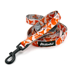 Smycz spacerowa miejska dla Psa Foxy Lady Psiakrew szerokość 2 cm czarny karabińczyk 6 cm