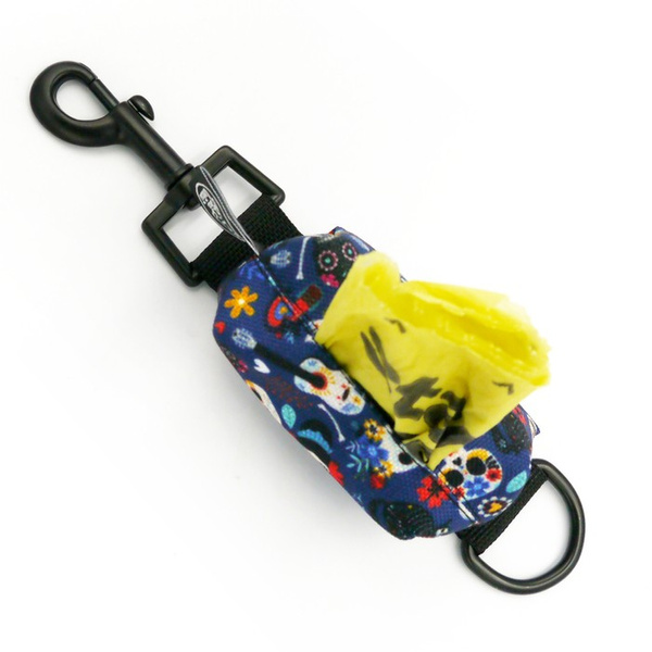 Pouch for poop bags Día de los Muertos Psiakrew