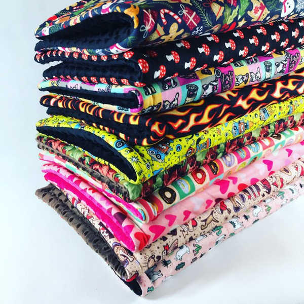 Premium Mat Plaid Blanket for the dog, Lama Psiakrew Design