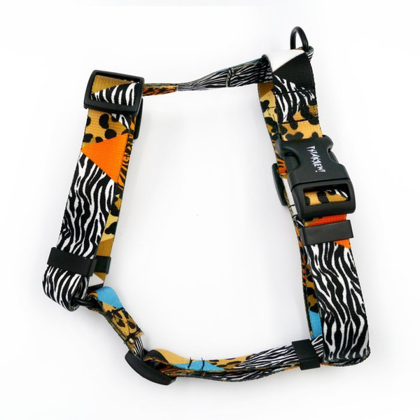 Harness for Dog, Model Wild Animals Guard Harness, for medium dogs , black extras