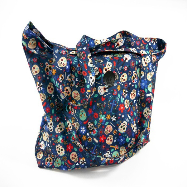 Large Shoulder Bag Dia de los Muertos Psiakrew